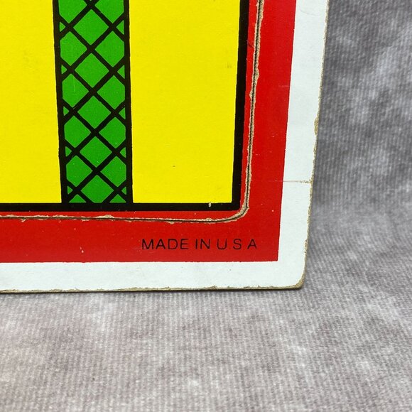 Vintage Playskool 1986 Happy Birthday Wooden Puzzle - 4 Pieces - Ages 1-3 Years - Picture 4 of 9